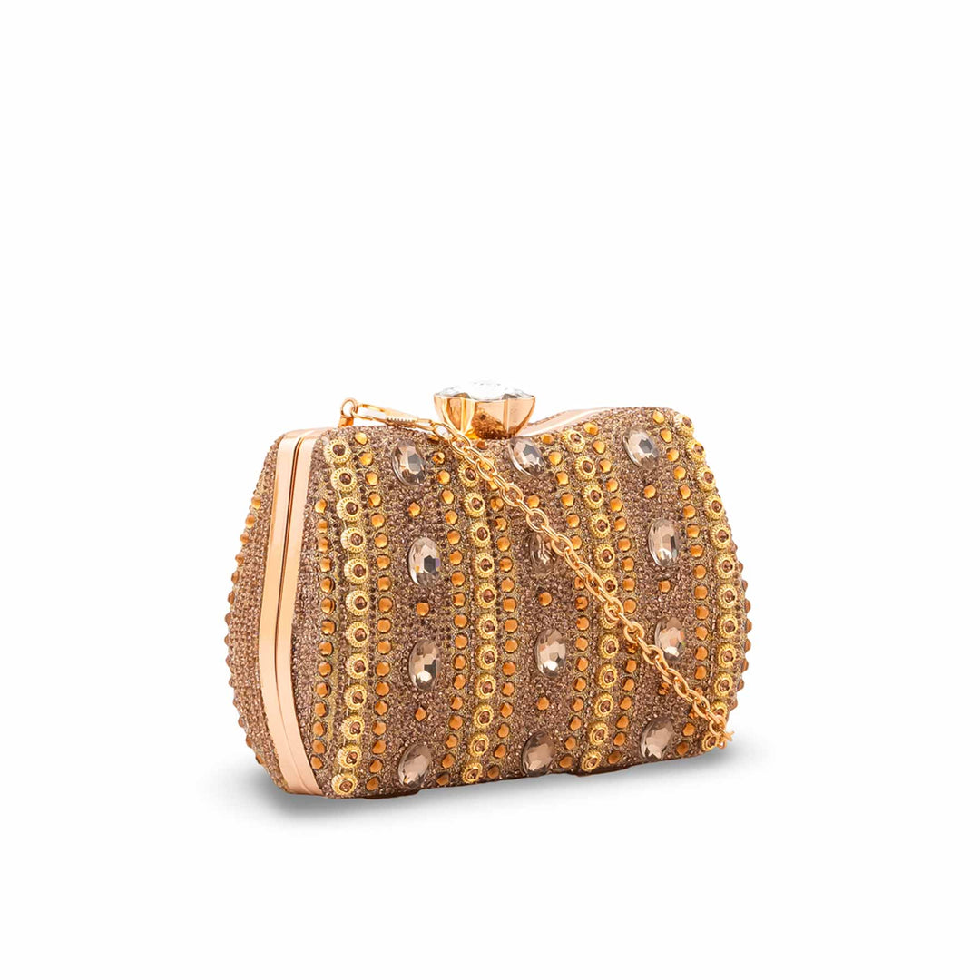 Golden Bridal Clutch P24610
