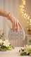 Silver Bridal Clutch P24610