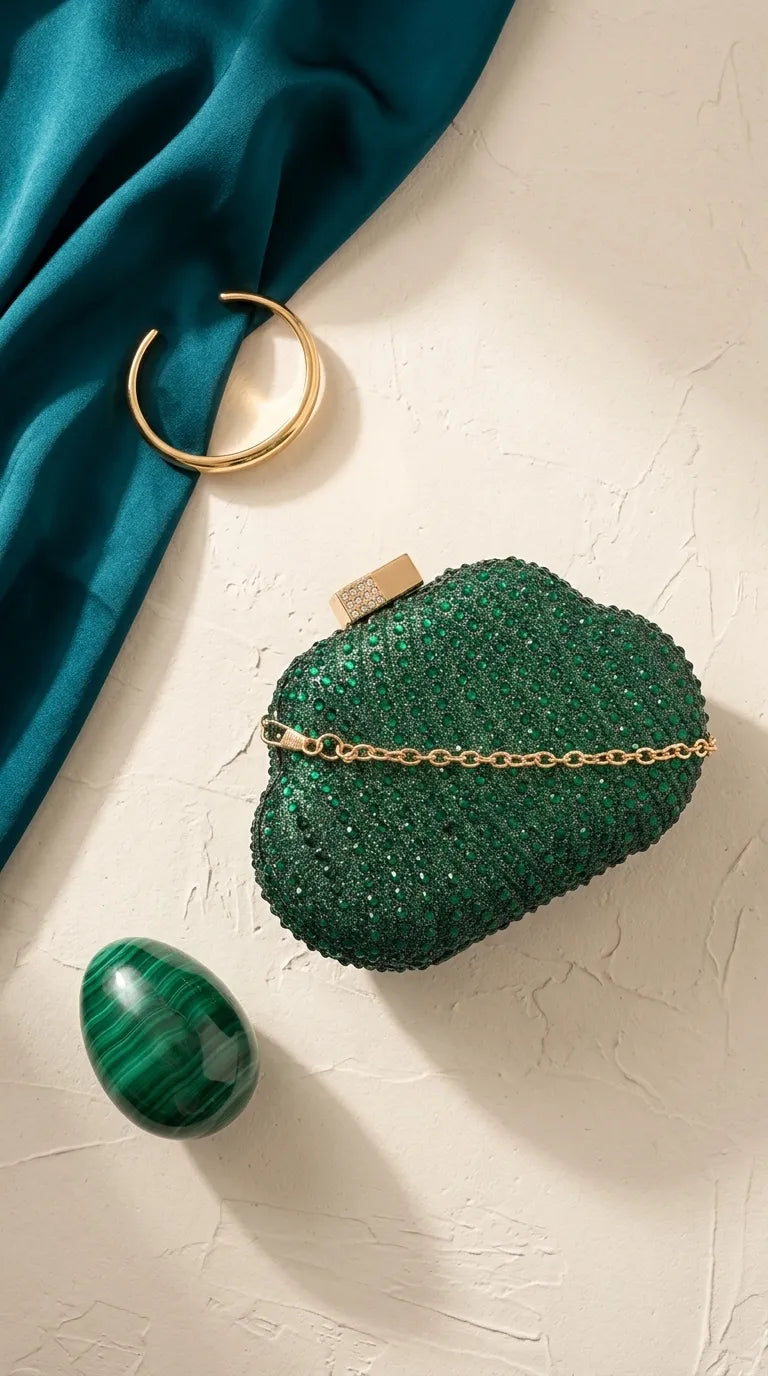 Green Bridal Clutch P24612