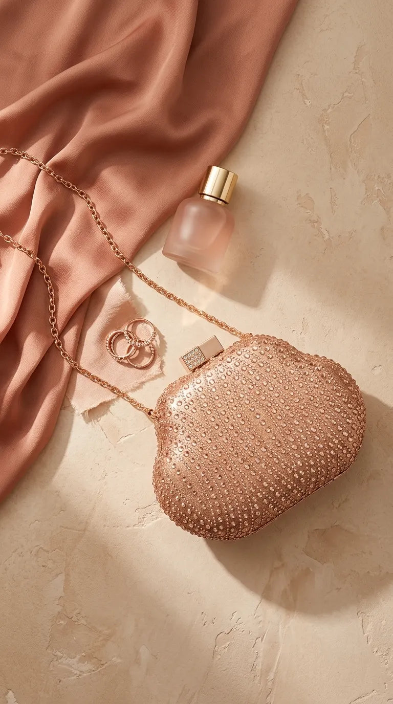 Champagne Bridal Clutch P24612