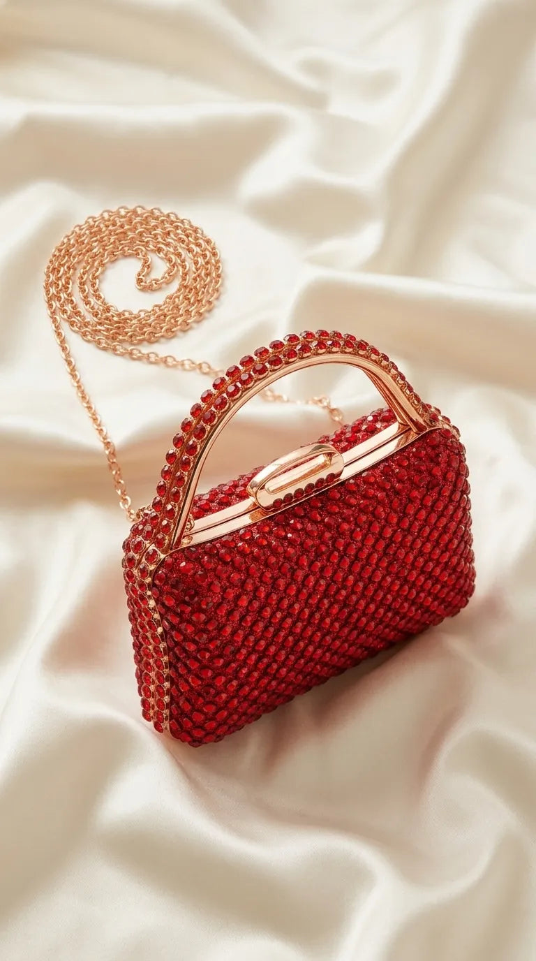 Red Bridal Clutch P24617