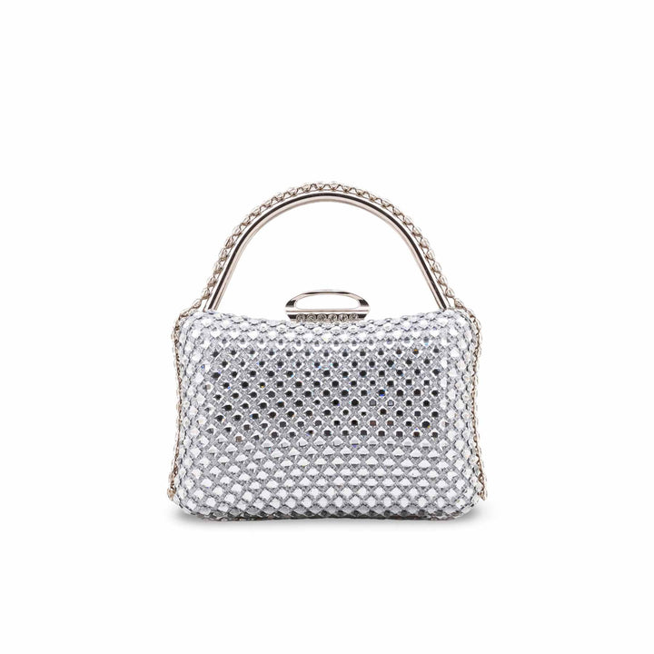 Silver Bridal Clutch P24617