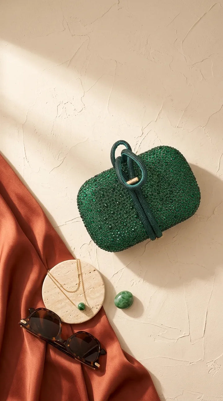 Green Bridal Clutch P24618