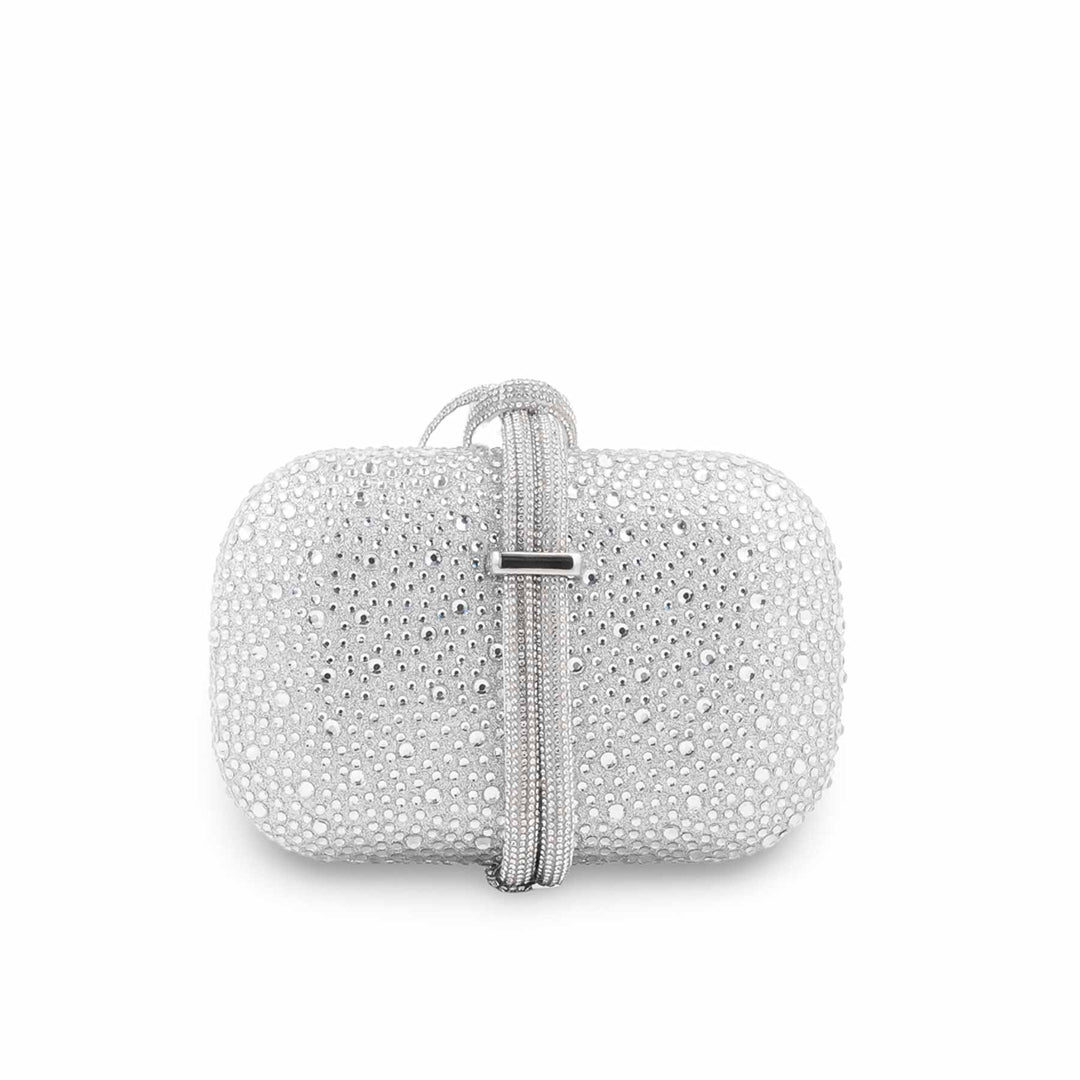 Silver Bridal Clutch P24618