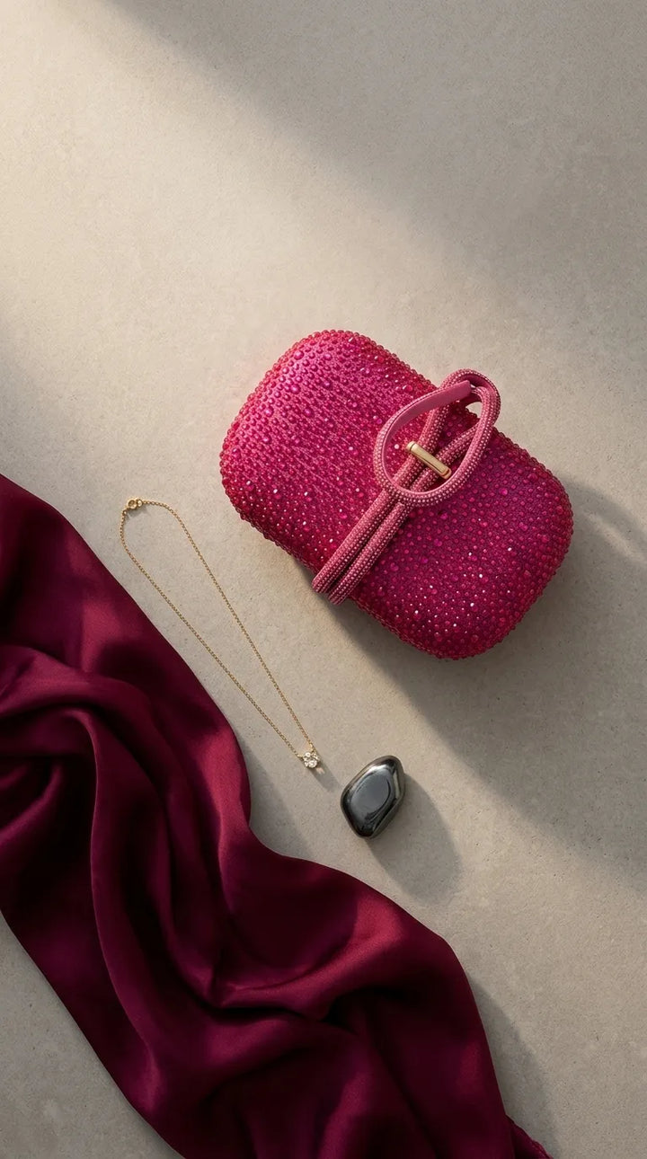 Fuchsia Bridal Clutch P24618
