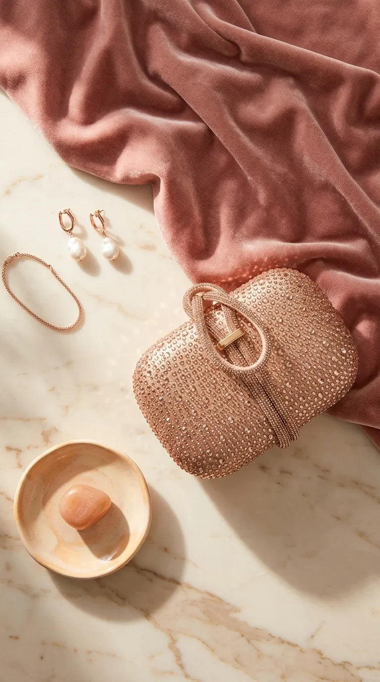 Champagne Bridal Clutch P24618