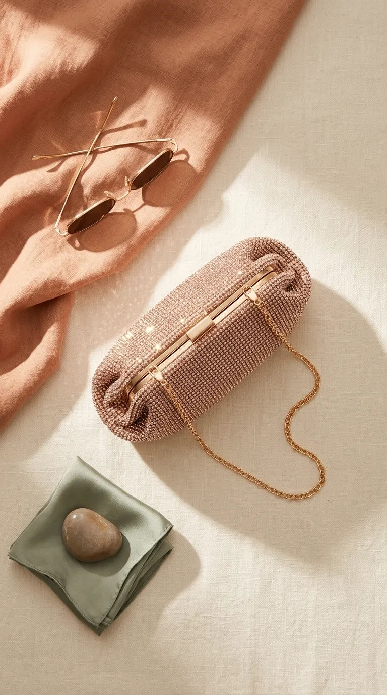 Champagne Bridal Clutch P24619