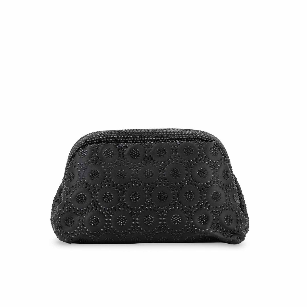 Black Fancy Clutch For Ladies P24621