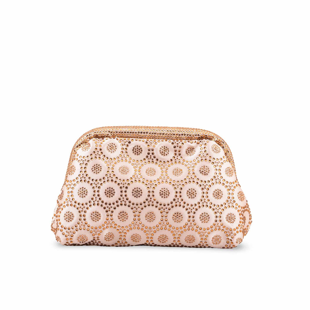 Golden Fancy Clutch For Ladies P24621