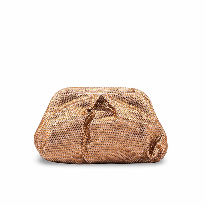 Golden Fancy Clutch For Ladies P24622