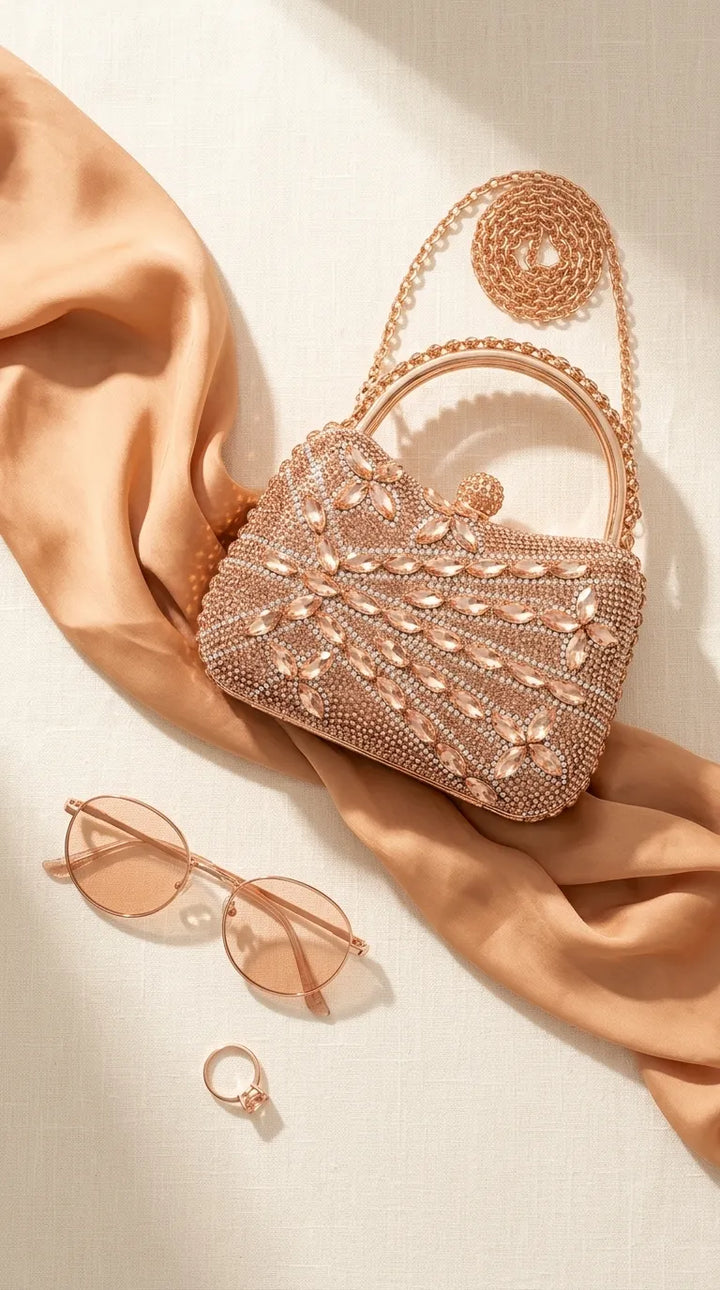 Champagne Bridal Clutch P24623