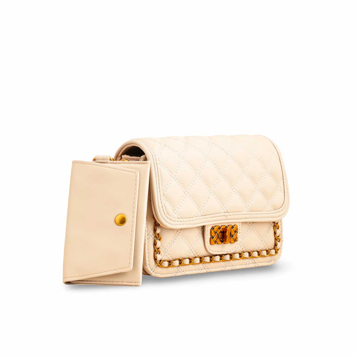 Khaki Formal Shoulder Bag For Ladies P36137