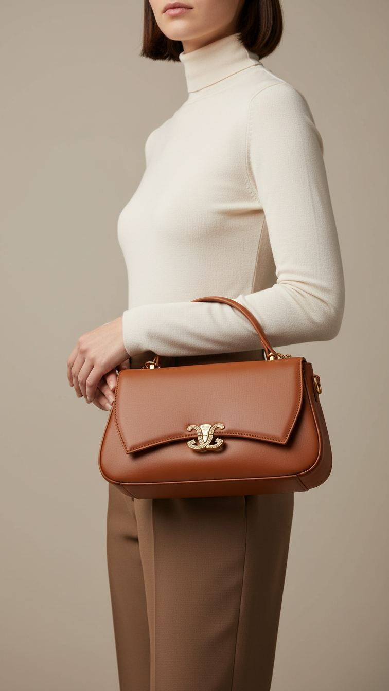 Red Formal Shoulder Bag For Ladies P36140