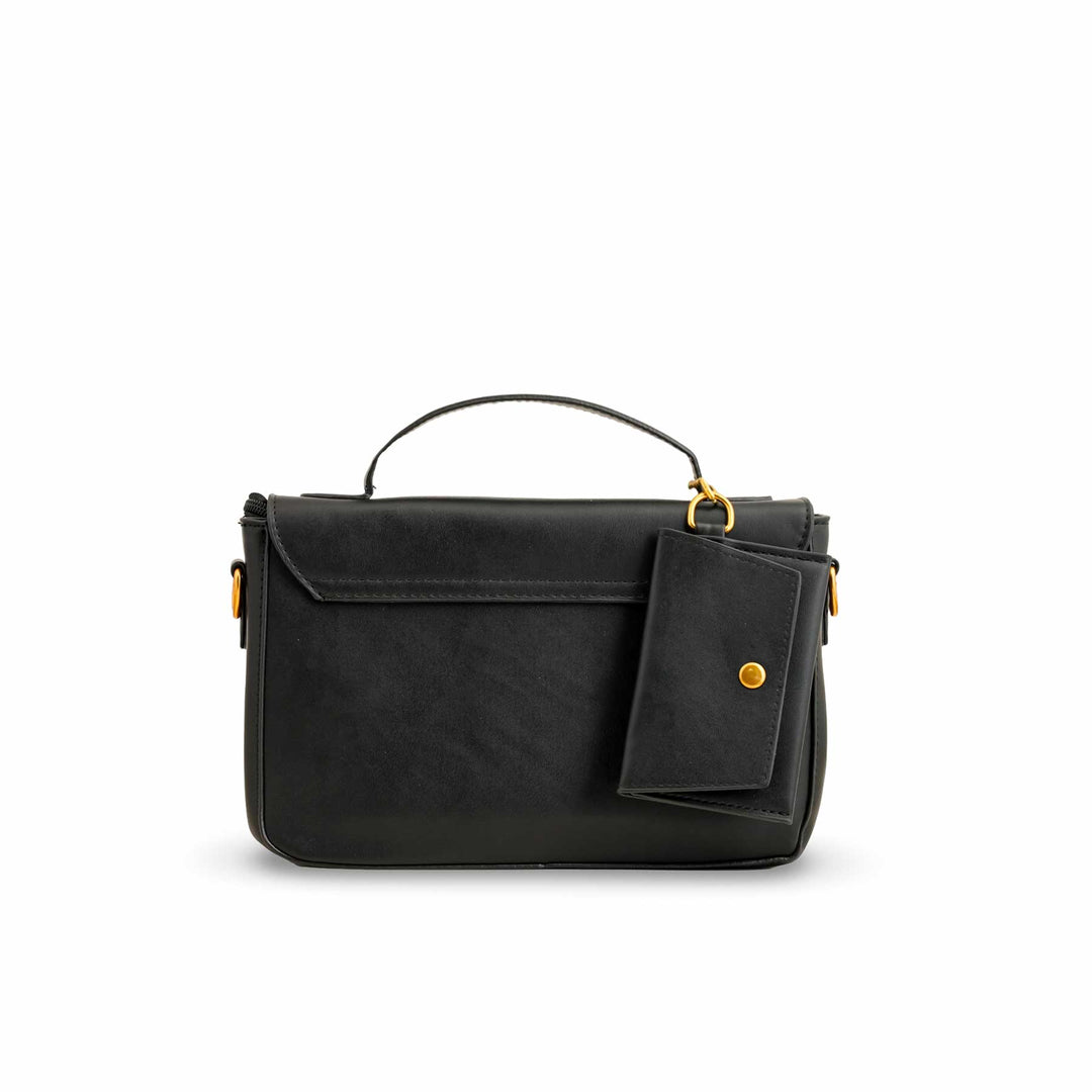 Black Formal Shoulder Bag For Women P36142