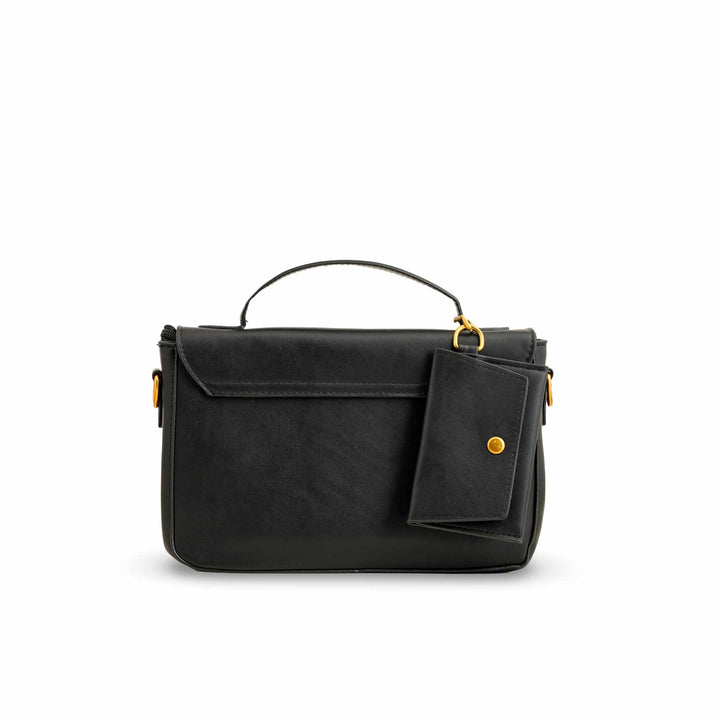 Black Formal Shoulder Bag For Women P36142