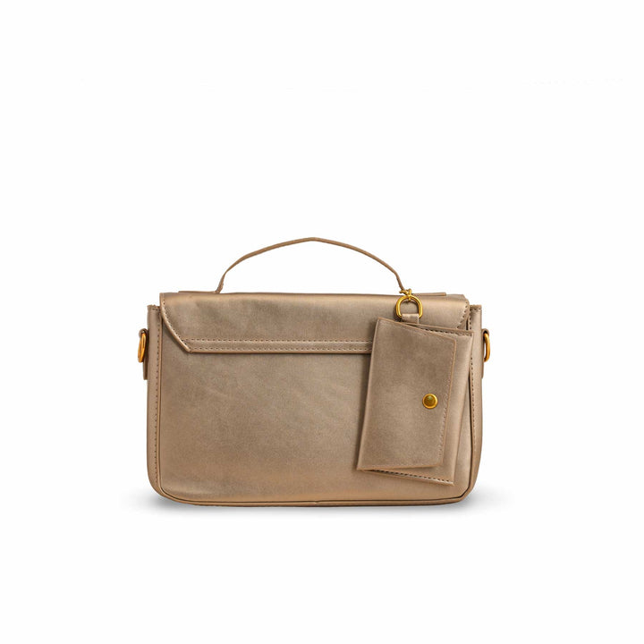 Bronze Formal Shoulder Bag For Women P36142