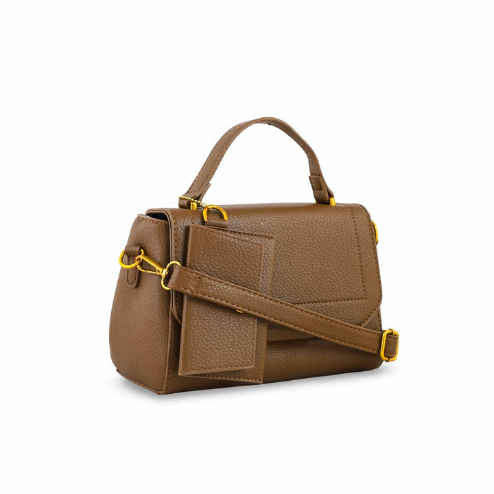 Brown Formal Shoulder Bag For Women P36144