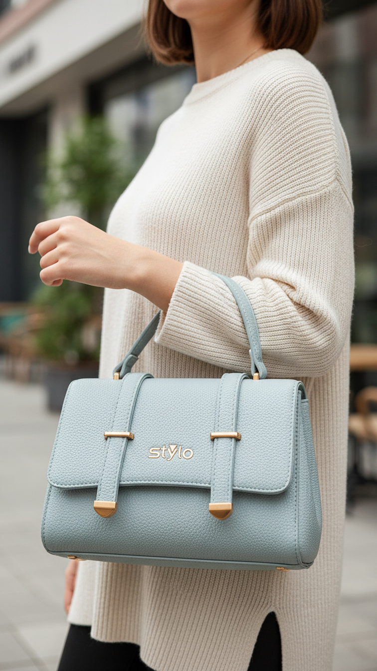 Blue Formal Shoulder Bag P36148