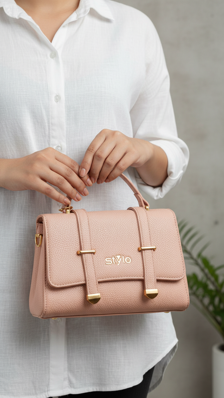 Pink Formal Shoulder Bag P36148