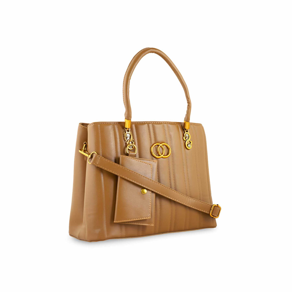 Brown Formal Hand Bag For Ladies P36152