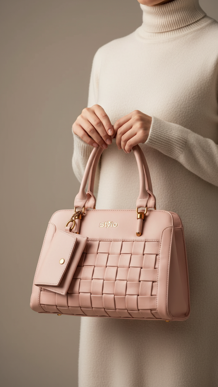 Pink Formal Hand Bag P36154