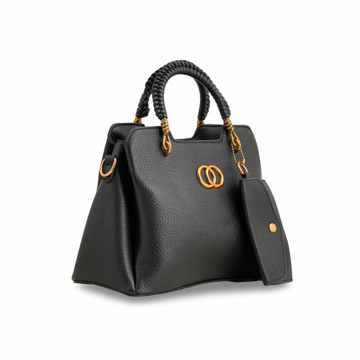 Black Formal Hand Bag P36160