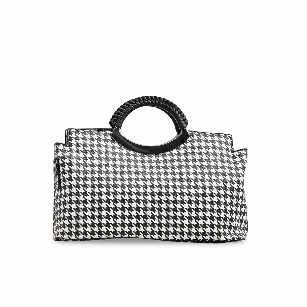 White Formal Hand Bag P36170