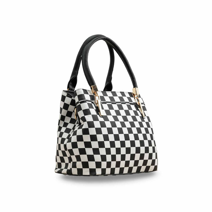 White Formal Hand Bag P36174