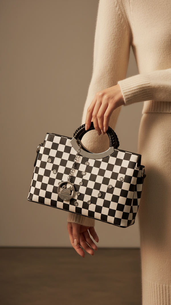 Black Formal Hand Bag P36186