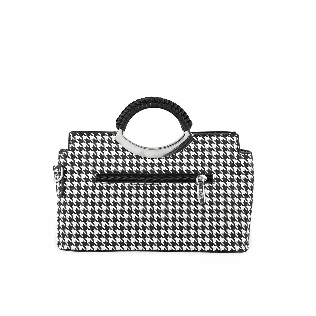 White Formal Hand Bag P36188