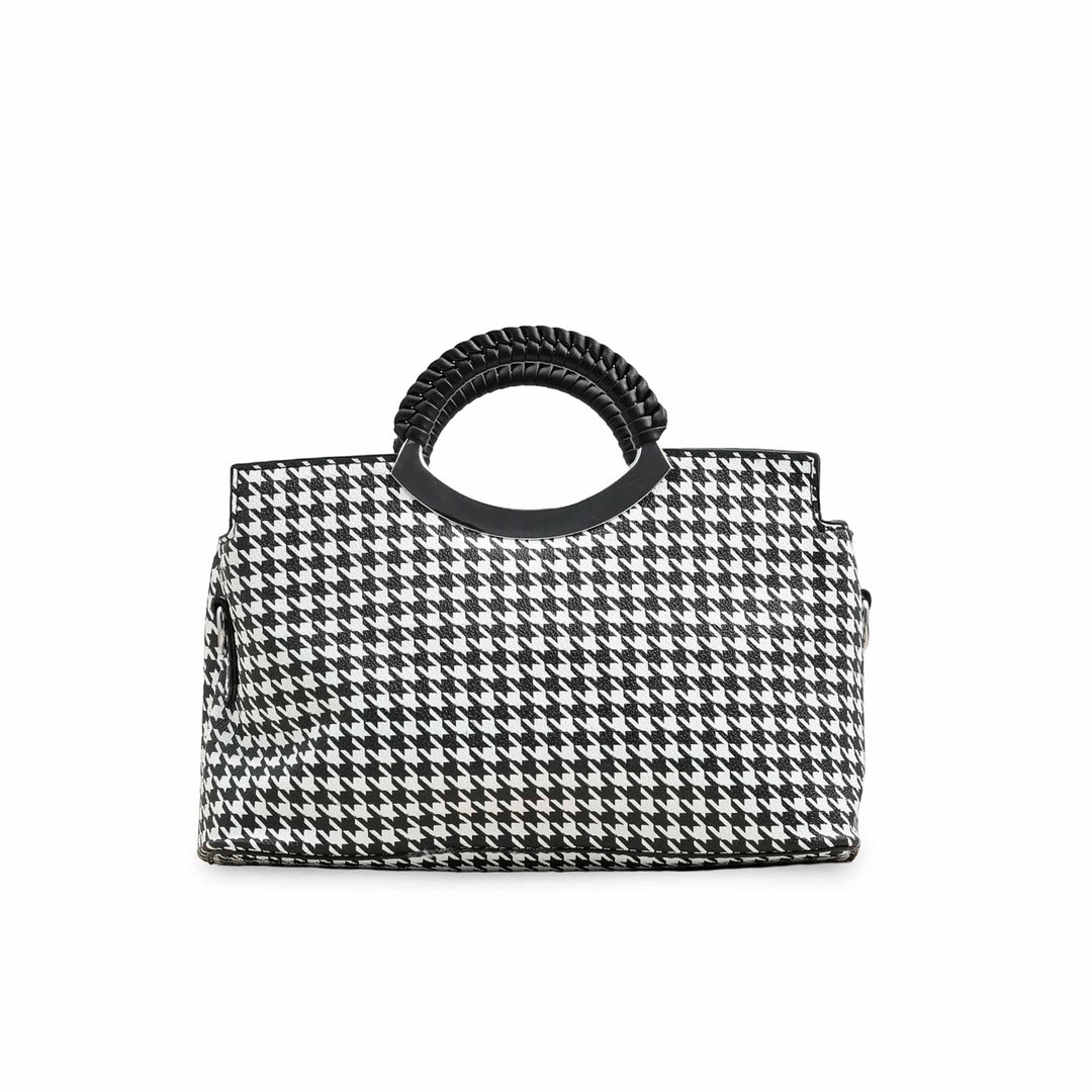 White Formal Hand Bag P36189
