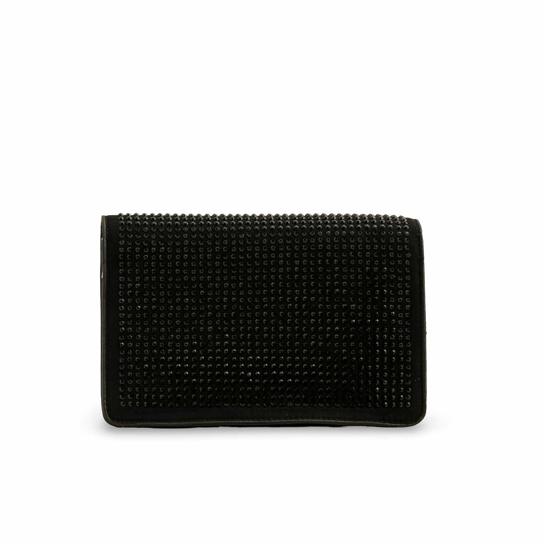 Black Fancy Hand Bag P36199