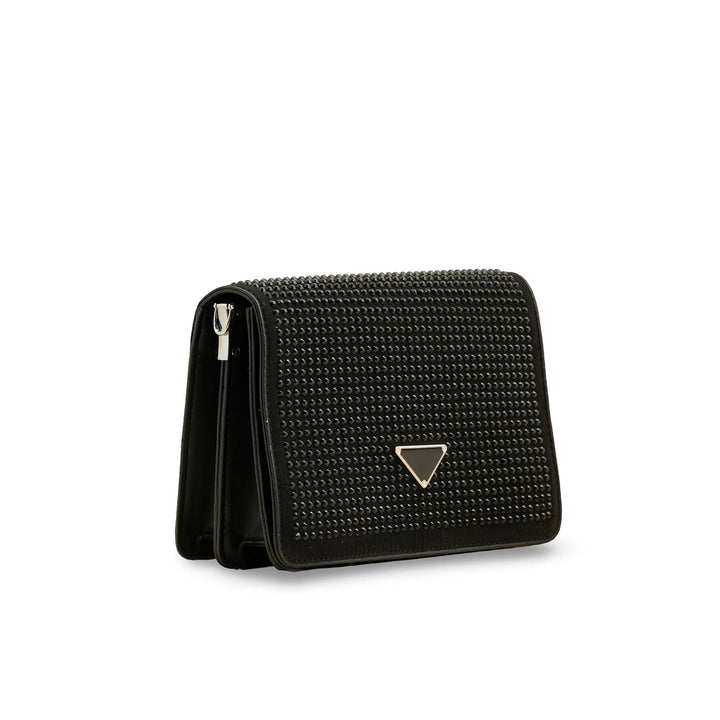 Black Fancy Hand Bag P36199