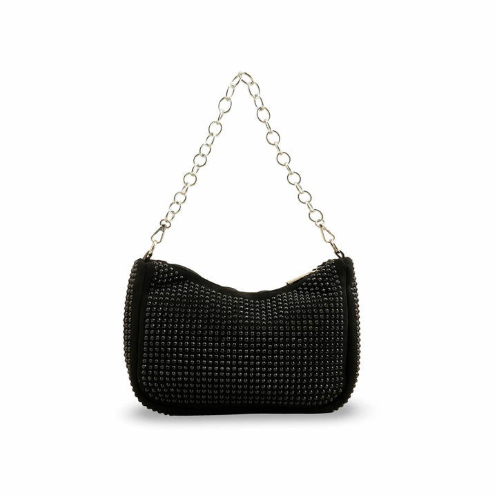Black Fancy Hand Bag P36201
