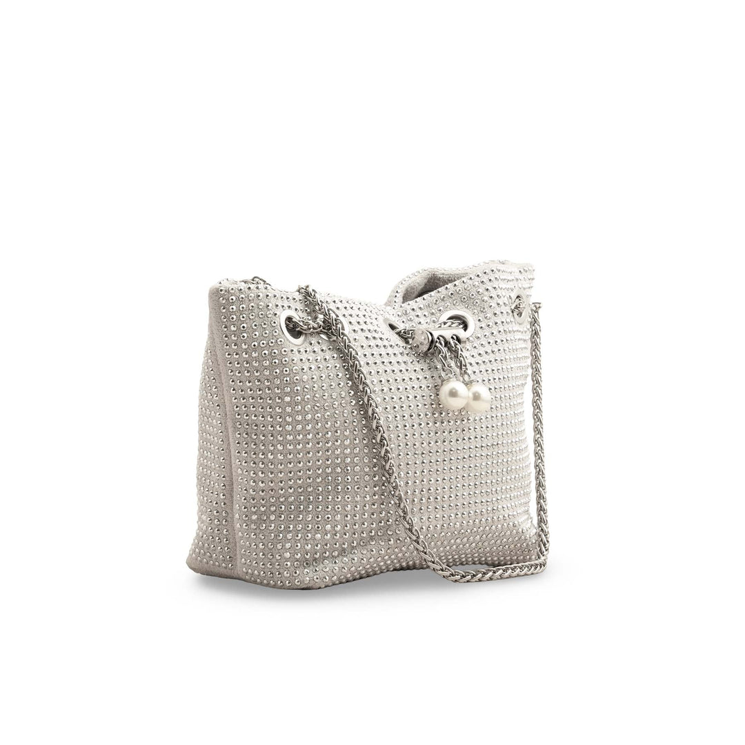 White Fancy Clutch P36204