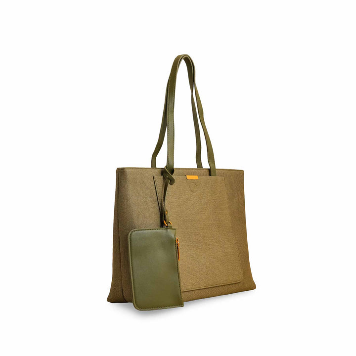 Green Women Formal Shoulder Bag P36227
