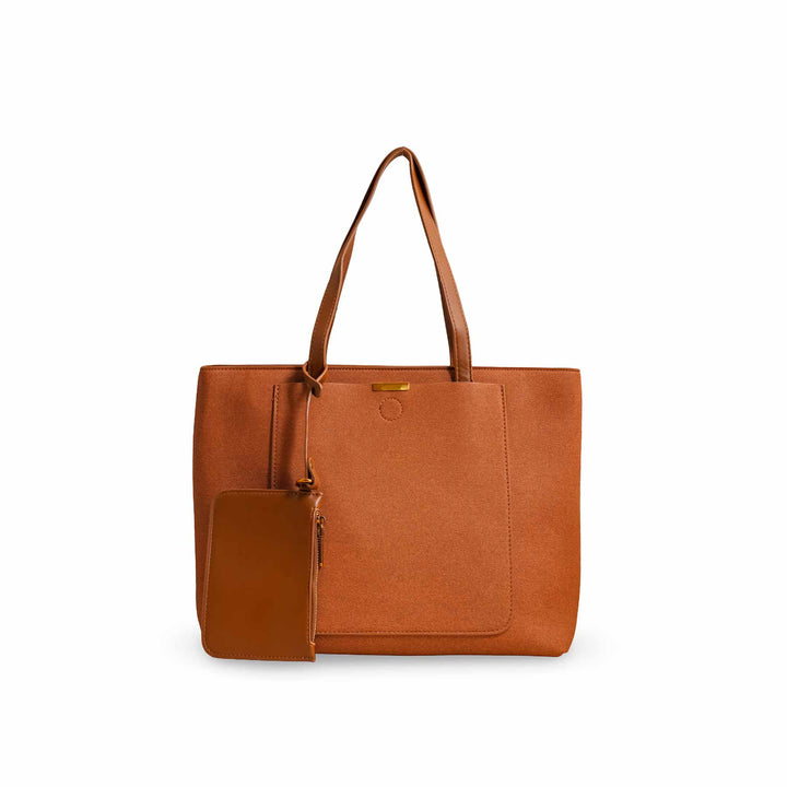 Orange Women Formal Shoulder Bag P36227