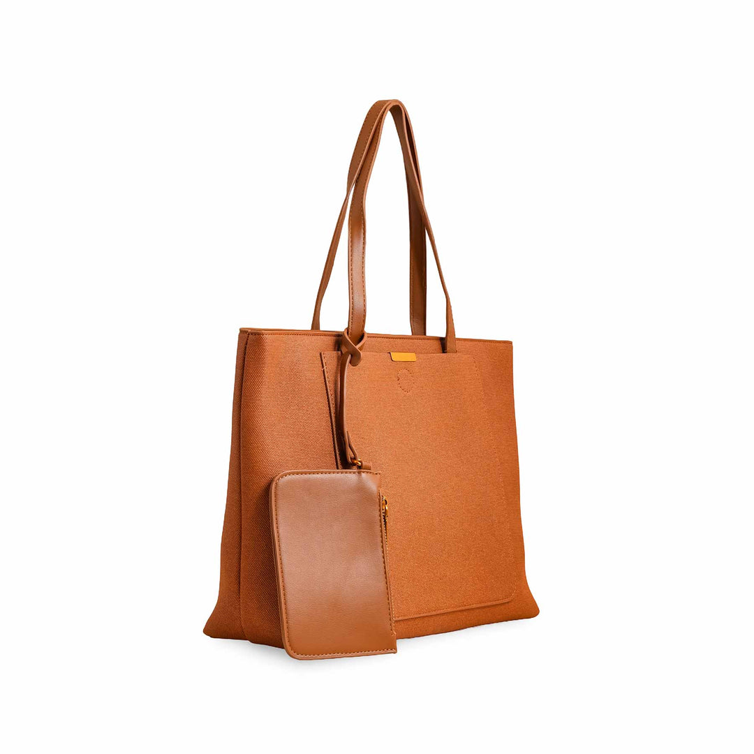 Orange Women Formal Shoulder Bag P36227