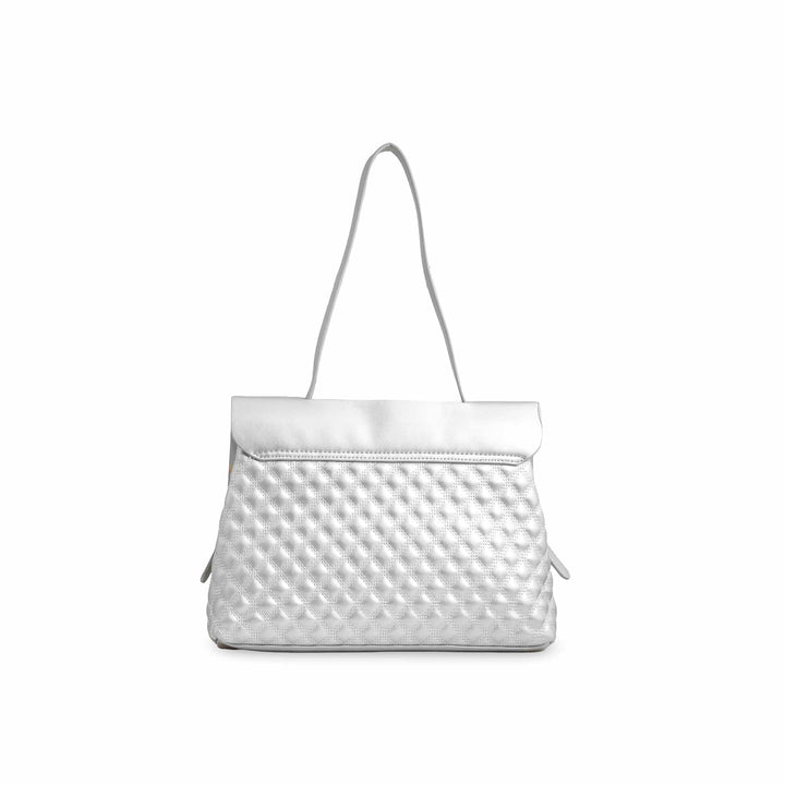 Grey Women Formal Shoulder Bag P36230