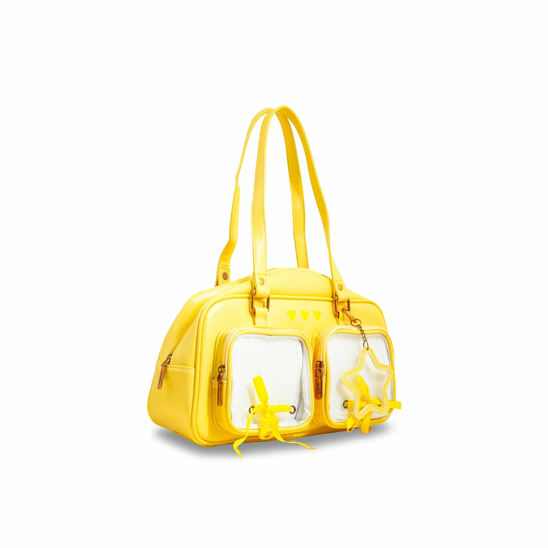 Yellow Women Formal Shoulder Bag P36233