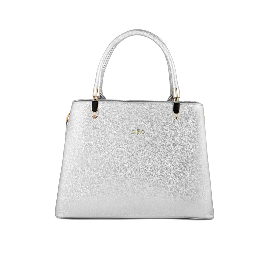 Silver Formal Hand Bag P36237