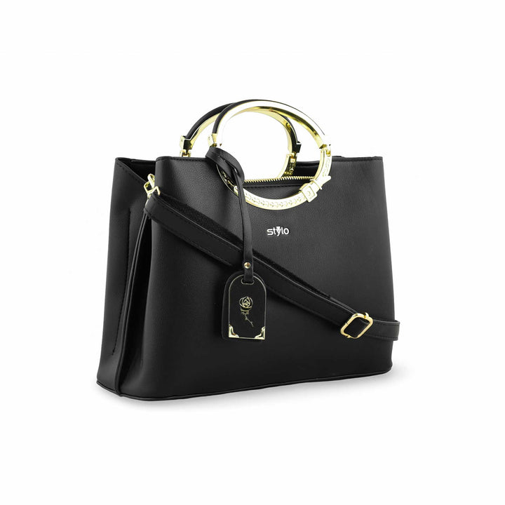 Black Formal Hand Bag P36255