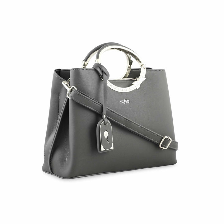 Grey Formal Hand Bag P36255