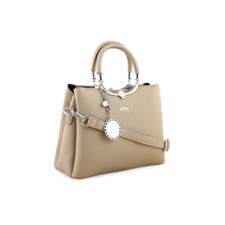Khaki Formal Hand Bag P36257