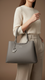 Grey Formal Hand Bag P36258