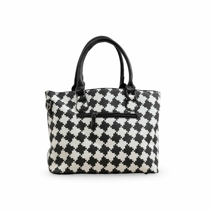 White Formal Hand Bag P36274