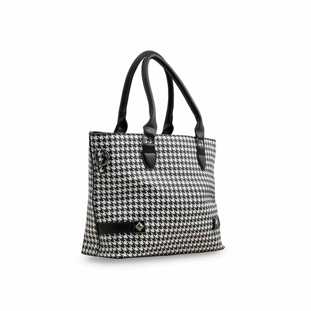 Blkwht Formal Hand Bag P36274