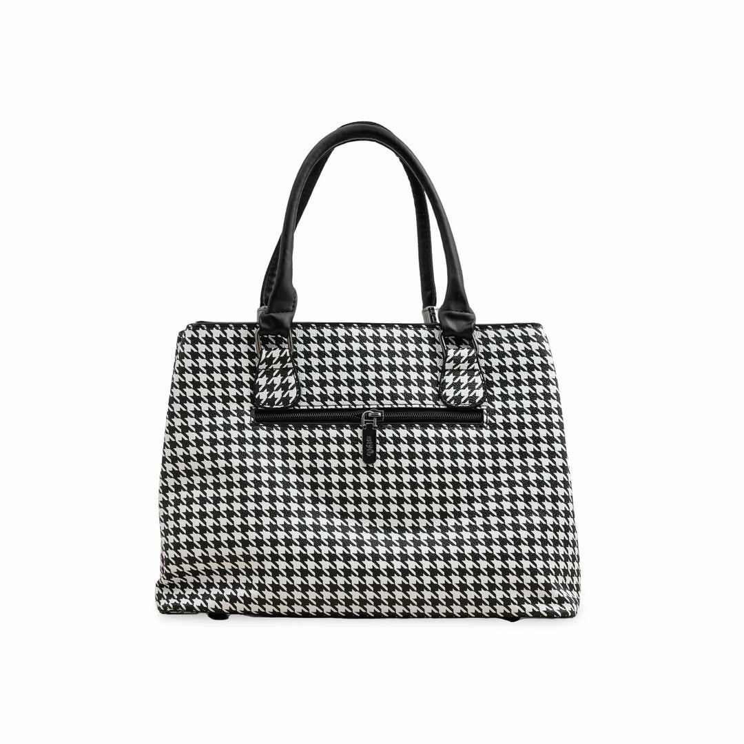 Blkwht Formal Hand Bag P36275
