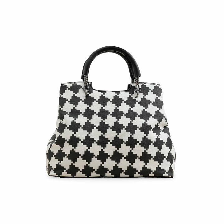 White Formal Hand Bag P36277