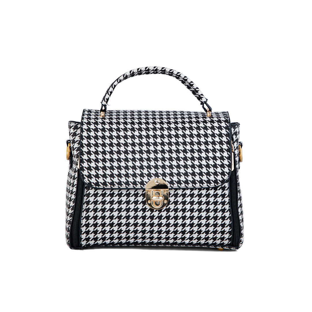 White Formal Hand Bag P36281
